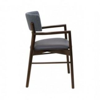 Holsag Toleda Hospitality Mid-Century Arm Chair - Side View